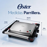 Plancha panini Oster® Antiadherente compacta CKSTPA2880