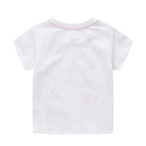 Poleras de Algodón Manga Corta para Niñas Jump Kids