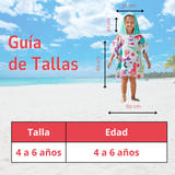 Toalla De Baño Playa Con Capucha Niño y Niña Diseños