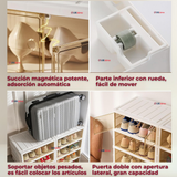 Zapatera Plegable Organizador Apilable 6 Cajones Blanco