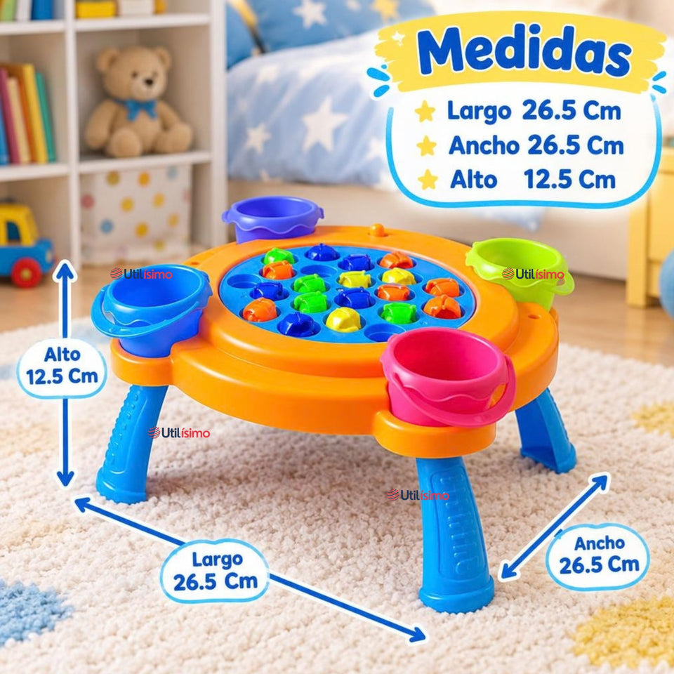 Juguete Pesca Magnético Interactivo Musical Infantil