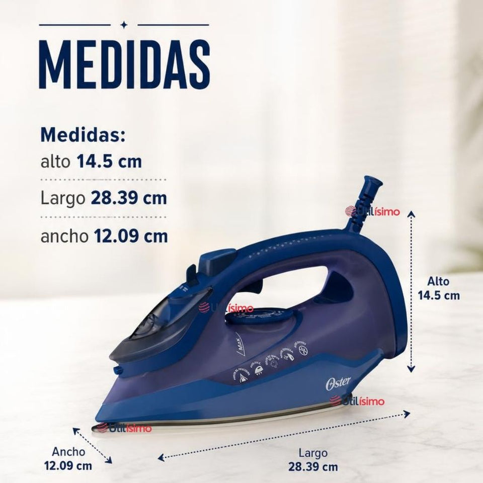 Plancha de vapor Oster® , AeroGlide S7200, azul oscuro, GCSTAC7202-052