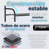 Zapatero Organizador 3 en 1 Closet Armario Perchero Multiuso Negro