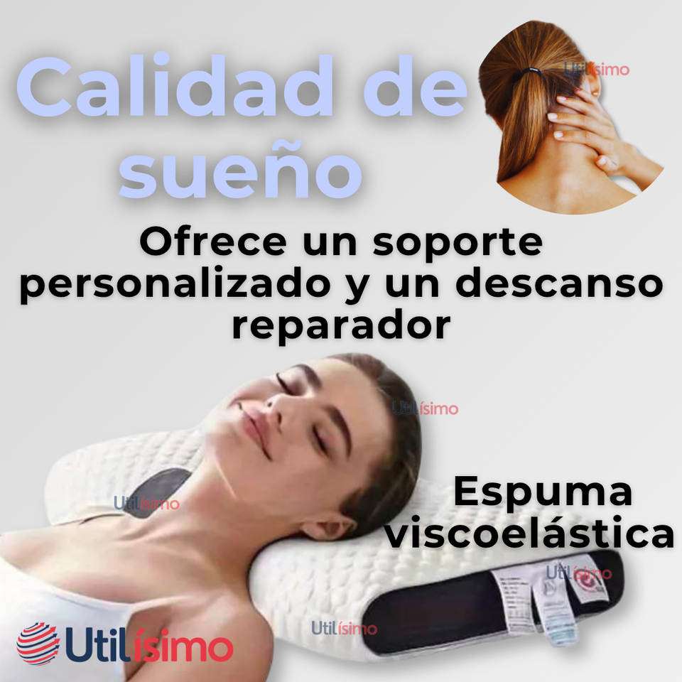 Almohada Ortopédica Ergonómicas Para Cuello y Cervical