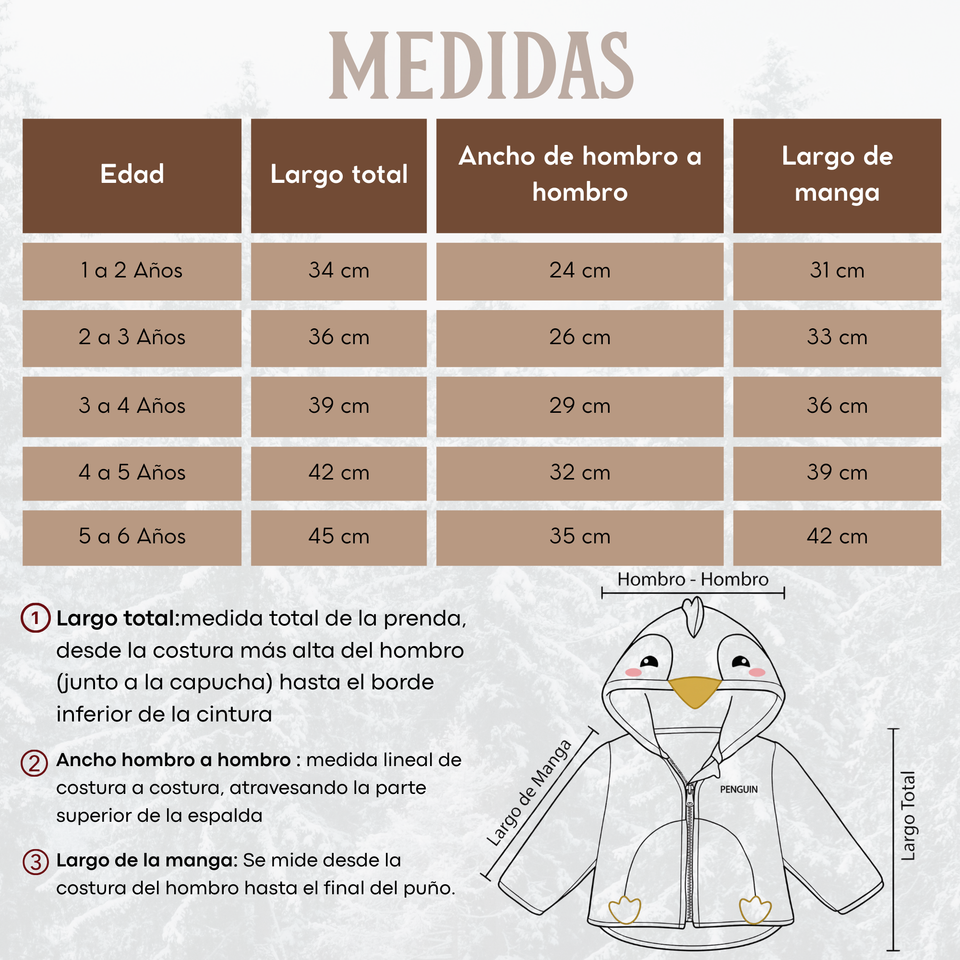 Polerón Polar Con Capucha Invierno Bebé Niño Happy Penguin