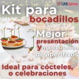 Pack 100 Piezas Brochetas De Bambú Cóctel Aperitivo 12cm