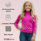 Camiseta Beatle Polar Juvenil Niña Primera Capa Colores Surtidos