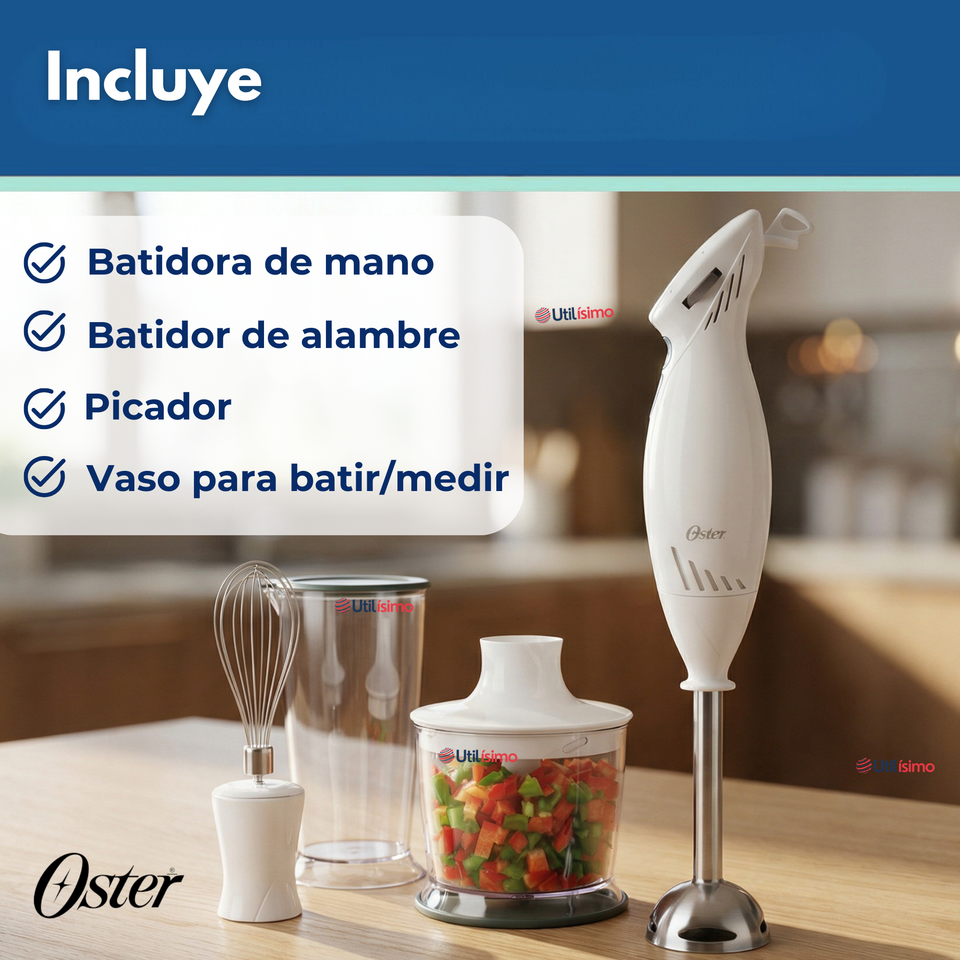 Batidora de inmersión Oster® con accesorios 2616