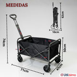Carrito Compras Plegable Organizador Ideal Para El Camping 100Kg