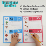 Pack 2 Libros De Aprendizaje de Letras Educativo Diseños Surtidos