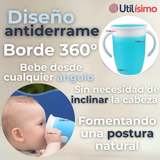 Vaso Taza 360° Antiderrame Para Bebés Y Niños 250ml