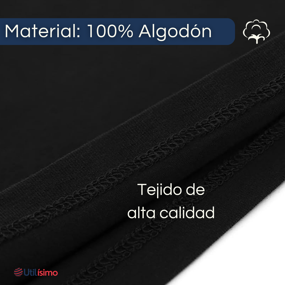 Pack 3 Camisetas Algodón Manga Larga Polera Niña Primera Capa Blanco y Negro