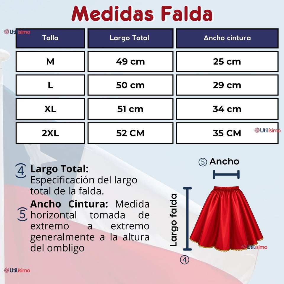 Traje Tirana Diablada Rojo 3 Piezas Mujer Adulta Baile Típico Fiestas Patrias