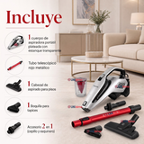 Aspiradora Barredora Thomas Th-1022c 2 En 1 Con Cable Color Rojo 600W