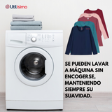 Camiseta Polar Mujer Cuello Redondo Manga Larga Surtido