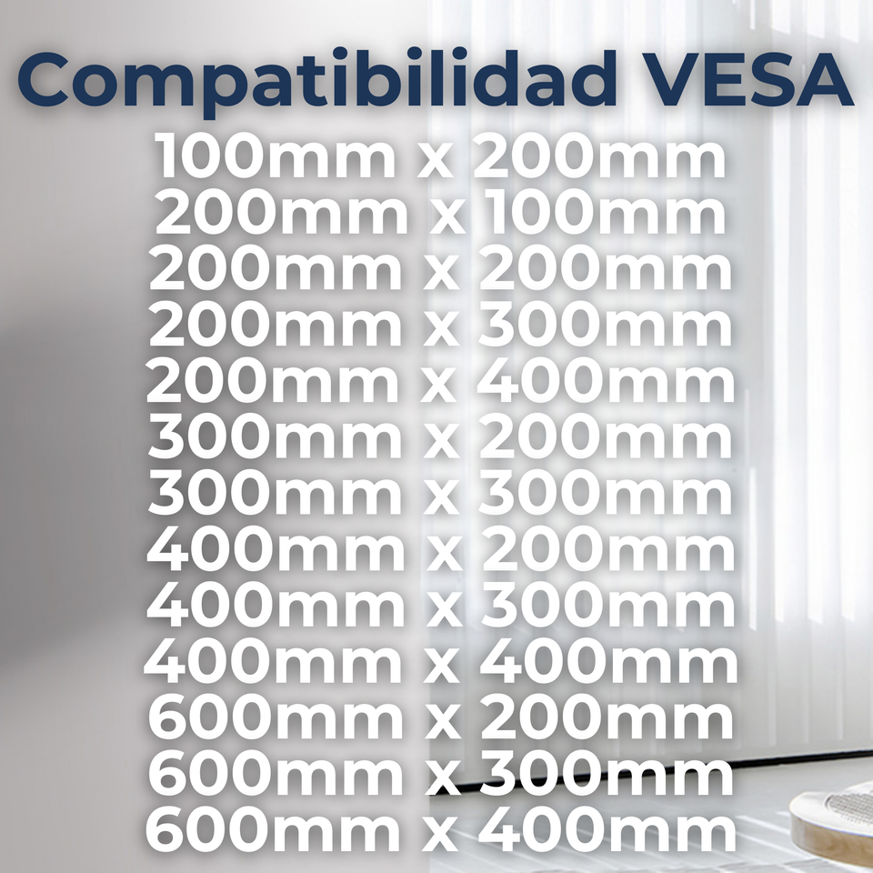 Soporte TV Pared Techo Ajustable 68Kg 32 a 85 Pulgadas 32 40 43 50 55 60 65 70 75 77 80 82 85