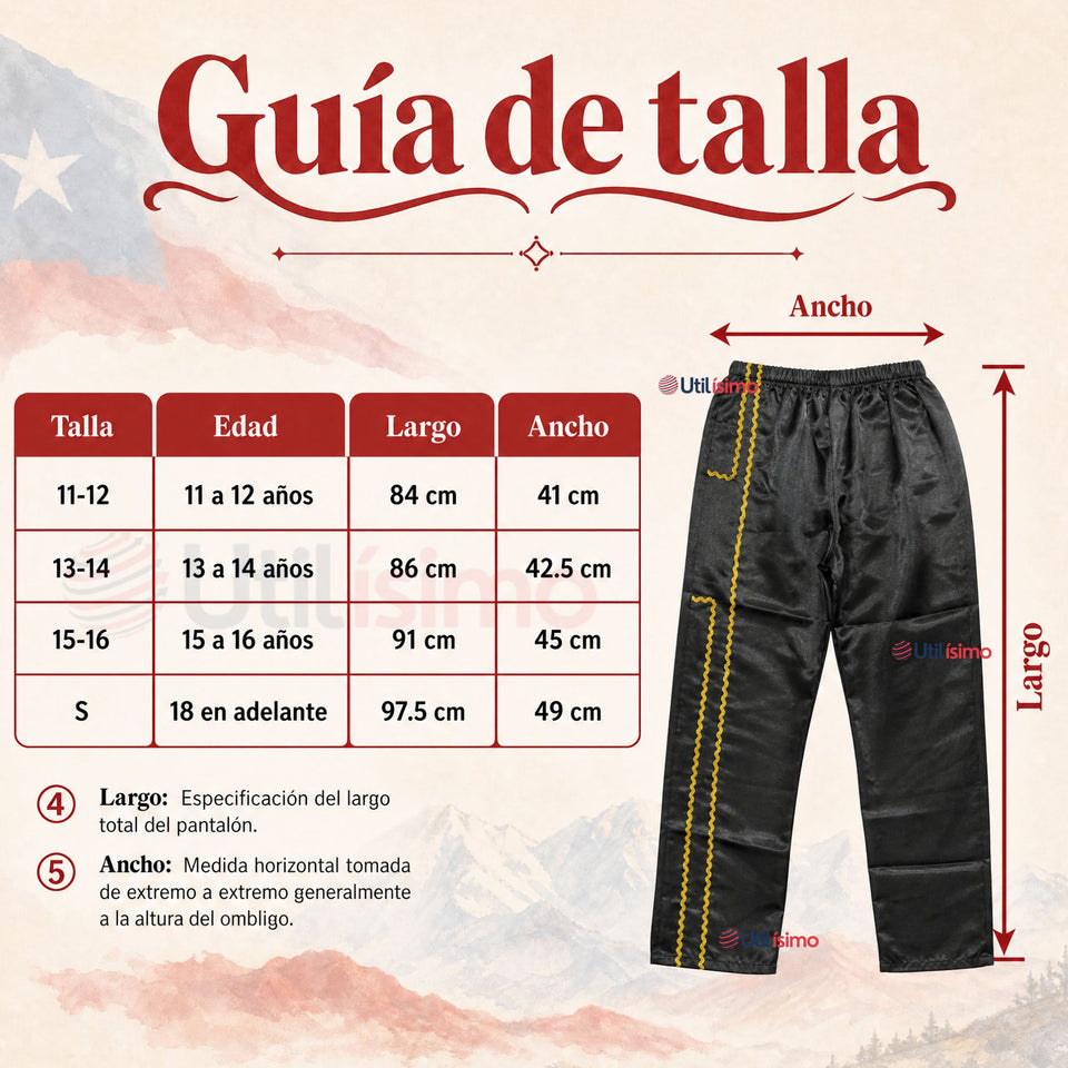 Traje Típico Caporal Negro Danza Tradicional Fiestas Patrias