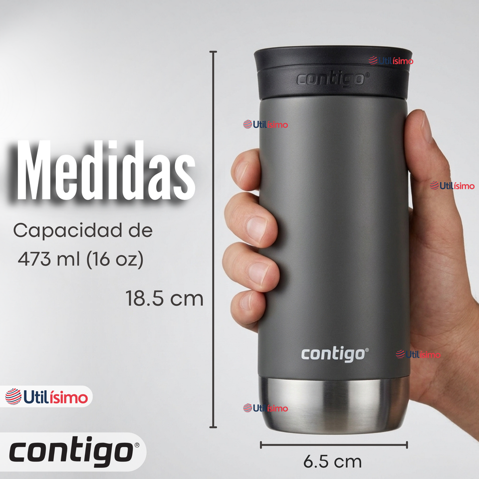 Vaso Térmico Contigo® Mug Huron Sake 473 ML Tecnología SNAPSEAL™