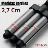 Onduladora De Pelo Revlon Waver Jumbo De 3 Barriles 800W