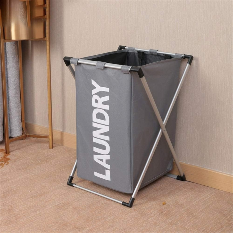 Canasto Ropa Sucia Plegable Tela Diseño Simple