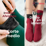 Pack 6 Pares Calcetines Polar Térmico con Interior Afelpado Mujer Surtido