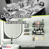 Set Organizador de Ducha 5 Piezas Acero Inoxidable Instalación Adhesiva