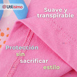 Polera Manga Larga Niña 100% Algodón Dinosauro Fucsia Camiseta