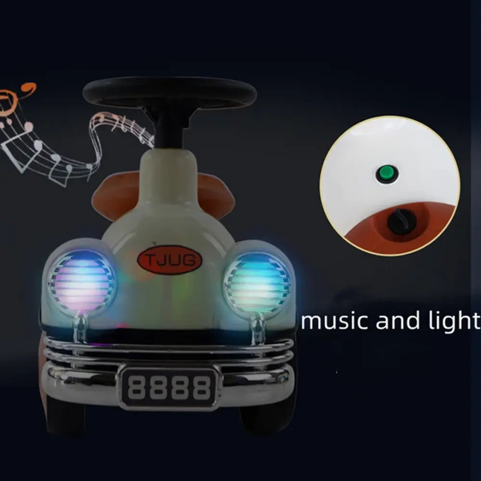 Scooter estilo coche con Luz y Sonido Bebé Niño Niña de 1 a 3 años
