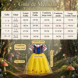 Disfraz Princesa Blancanieves Con Cintillo Niña