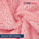 Chaqueta Polar con Capucha Niña Animalitos Rosada
