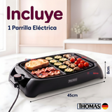 Parrilla Eléctrica Thomas Th-180 1000w