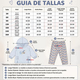 Conjunto 2 Piezas Polerón y Pantalón Buzo 100% Algodón Bebé Niña Tedmimak Blue girl