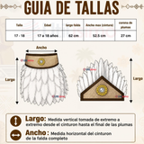 Traje Pascuense Típico Blanco Con Plumas 3 Piezas Juvenil Rapa Nui Fiestas Patrias