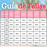 Traje de Baño Manga Larga Pantalón Largo Pantalón Corto 3 Piezas Corte Split Niña 3 a 11 años Pink Flowers