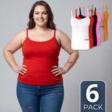 Pack 6 Camisetas Poleras Pabilo Básica Lisa Transpirable Mujer Colores Surtidos
