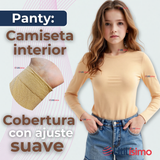 Camiseta De Panty Elástica Transpirable Manga Larga Nylon Segunda Piel