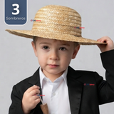 Pack 3 Sombreros Chupalla Huaso Niño Fiestas Patrias