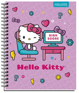 Pack 5 Cuadernos Universitario HelloKitty Matemática 7MM 100 HOJAS