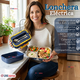 Lonchera Eléctrica Lunchbox Portátil Fiambrera Calentadora 1.5L 40W Coche Oficina