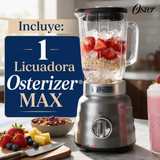 Licuadora Osterizer® MAX Con Vaso De Vidrio 1,75L BLSTPBRGR