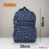 Mochila Escolar Con Estuche 46cm Poliéster Impermeable Niña Juvenil