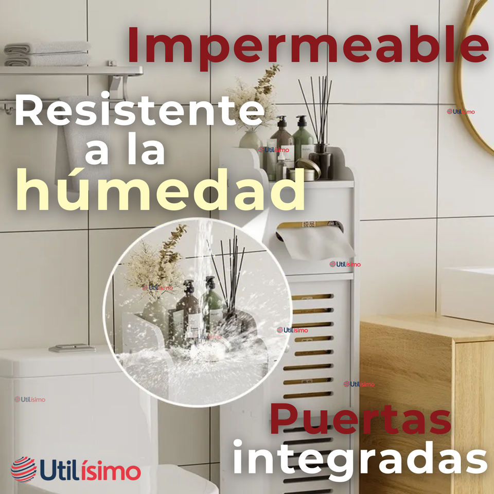Mueble Estante Esquinero Organizador De Baño Blanco