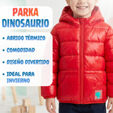 Parka Dinosaurio Con Capucha Manga Larga Niño Jump Kids