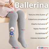 Pack 3 Pantys 3D Osito Tejida Niña Ballerina 78% Algodón Premium Surtidas