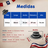 Sombrero Gorro Caporal Hombre Fiestas Patrias Negro Baile Típico