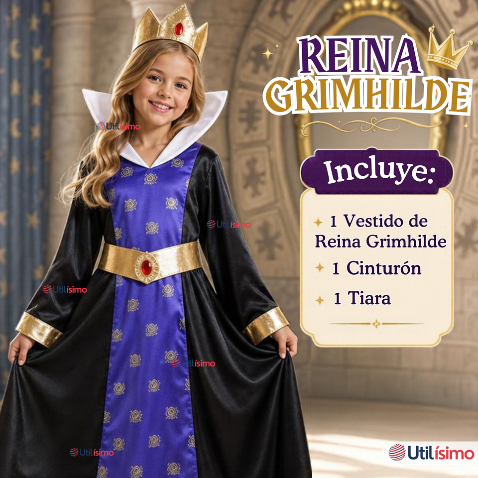 Disfraz Reina Grimhilde Malvada Blancanieves Cosplay Juvenil