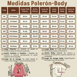 Conjunto 3 Piezas Buzo Pantalón Polerón Body De Algodón Rosado Bebé Niña