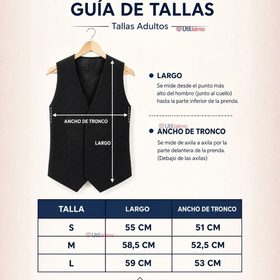 Chaleco Bolero Negro Tradicional Hombre Fiestas Patrias