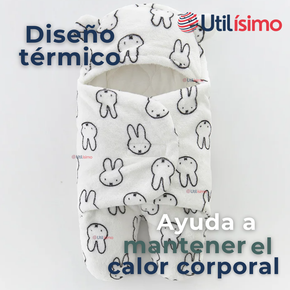 Osito Saco De Bebé Frizado Con Diseños Surtidos 3 a 9 Meses Niño