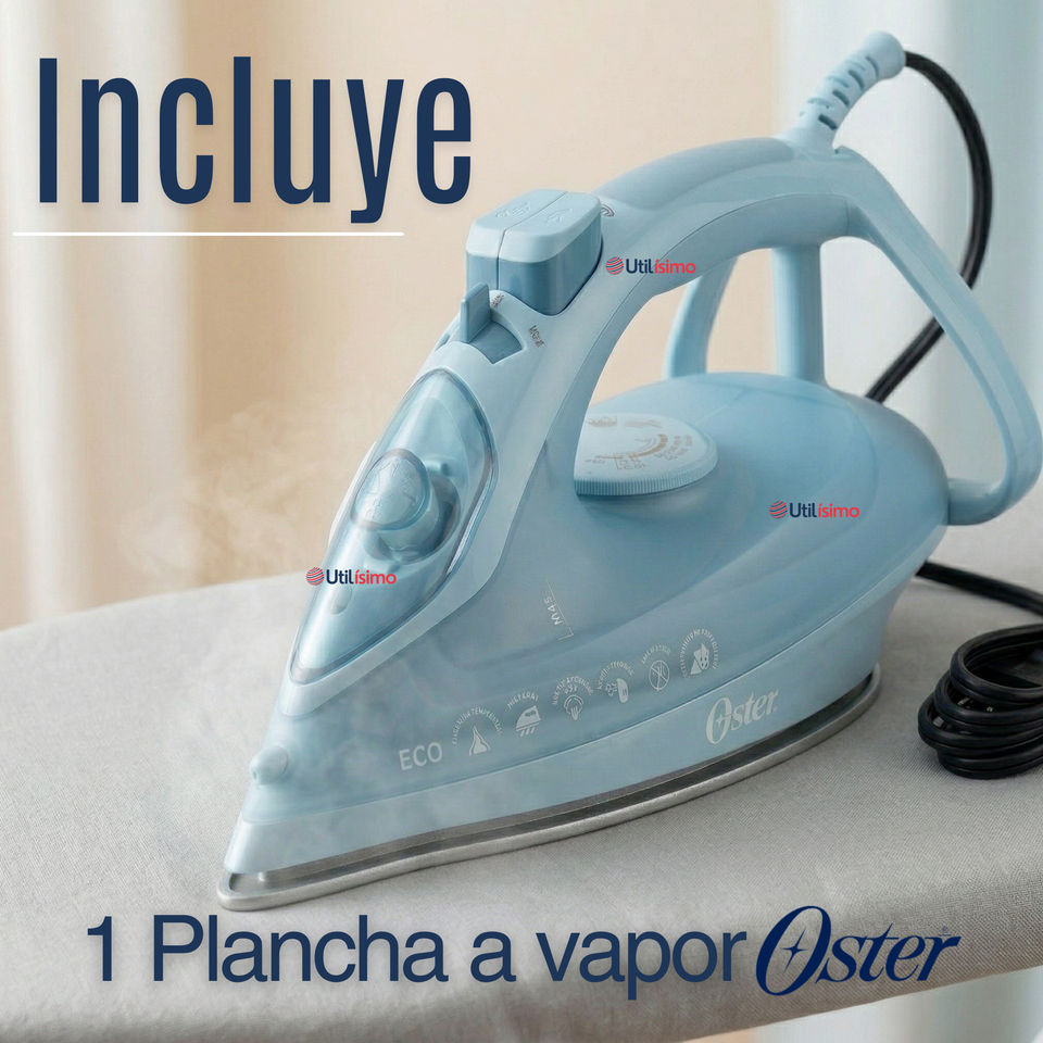 Plancha de vapor Oster® AeroGlide Plus S7400 Verde claro GCSTAC7402-052